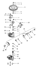 Page D Diagram and Parts List for 12AE999M401 2000 Yard Man Lawn Mower